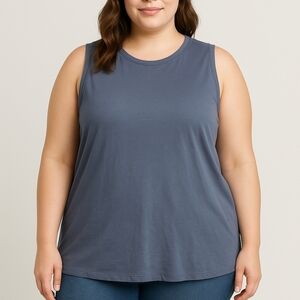 Victoria Sport Size XL Blue Sleeveless Top